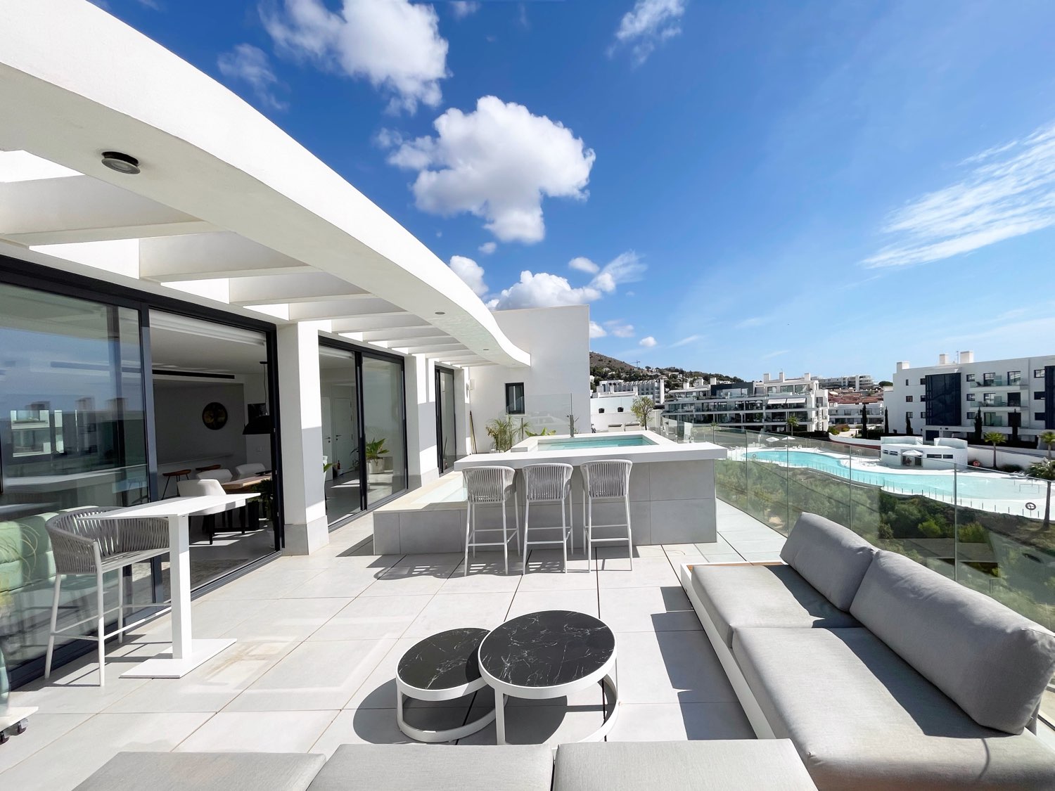 Atico Higuerón, Piscina Privada, Vistas Mar. Sur