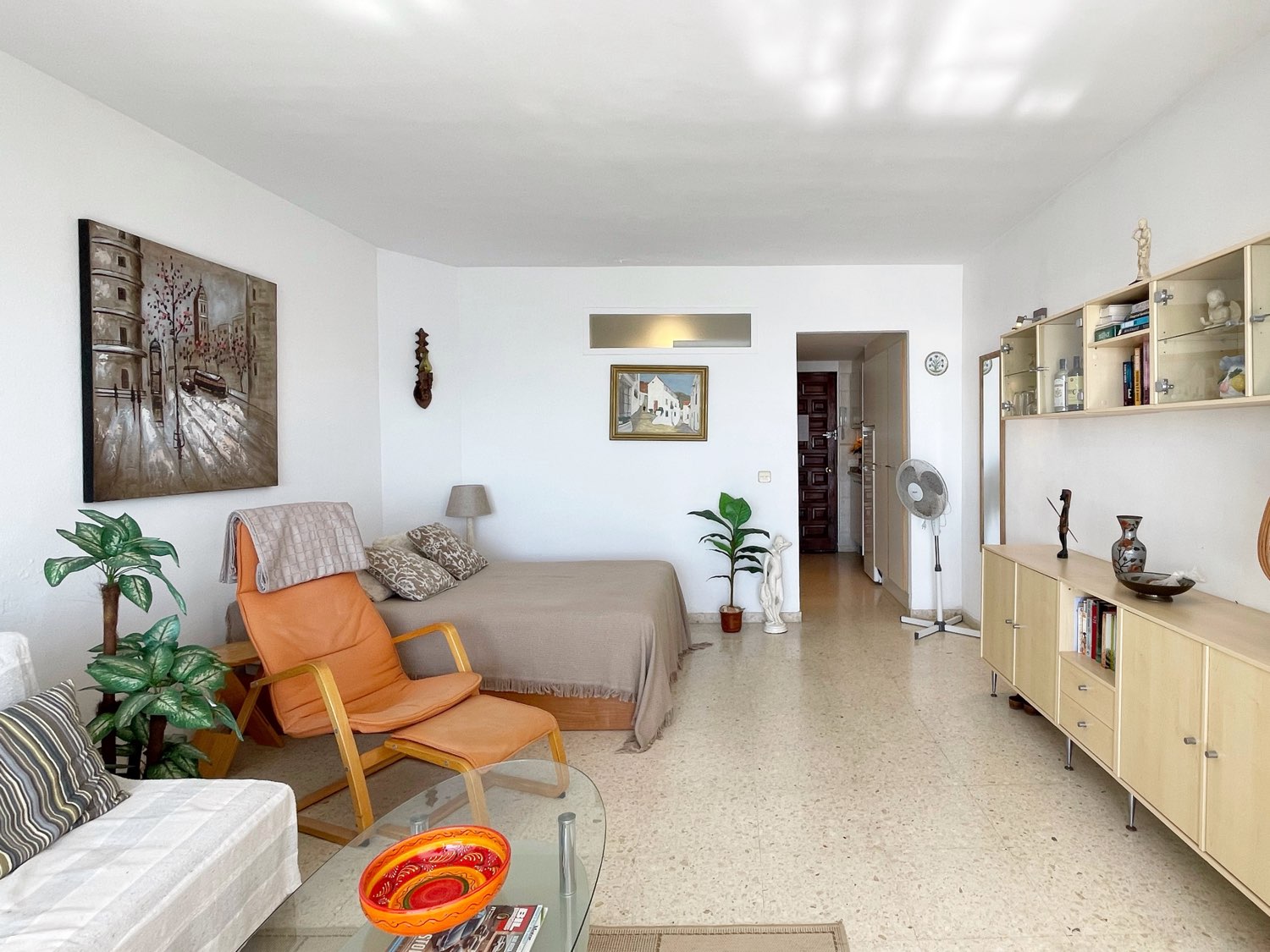 Estudio Benalmádena, A Pie de Playa, Orientación Sur, Ascensor