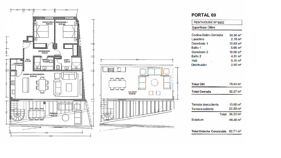 Penthouse til salg i El Higuerón (Fuengirola)